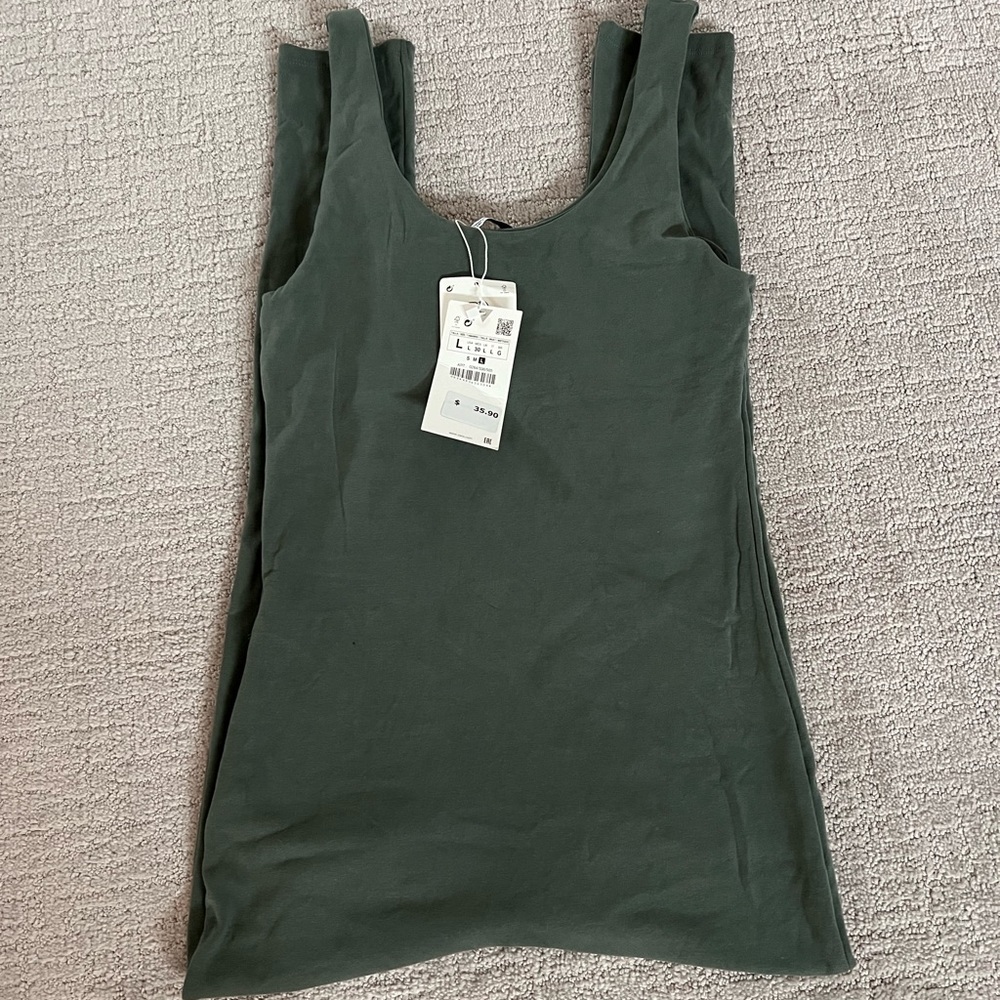 Zara fitted jumpsuit leotard — NWT